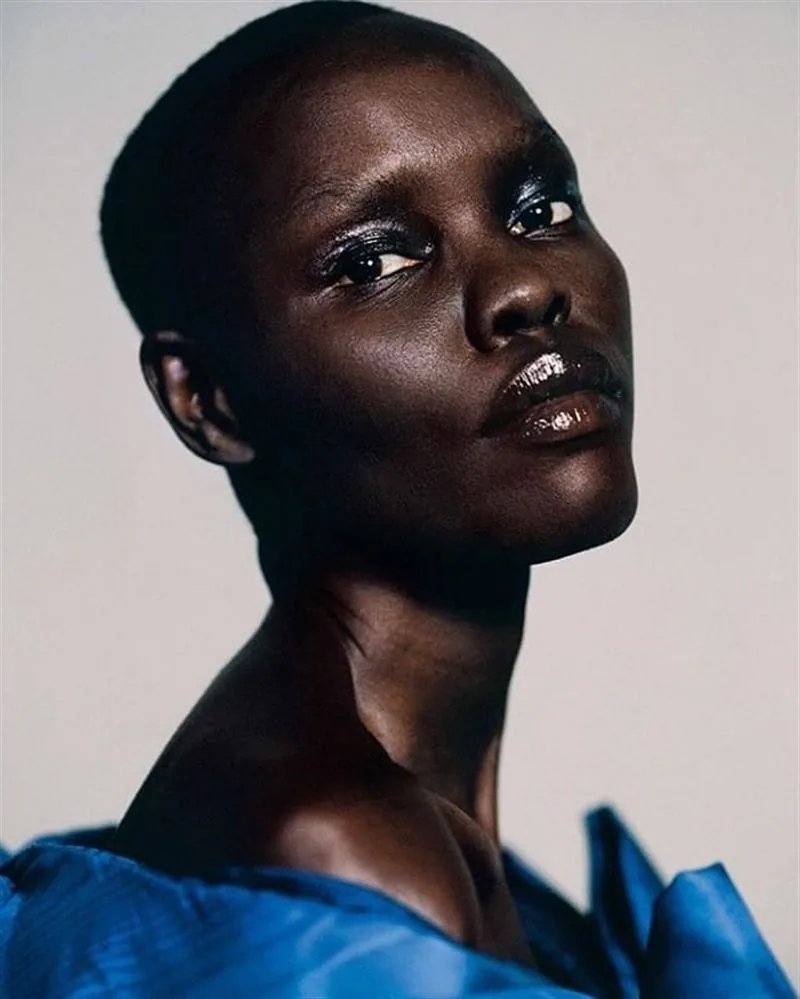 Colour study beauty editorial featuring Grace B.